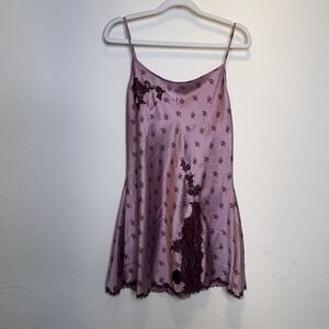 Rare Vintage Y2K Victoria's Secret Madison Beer Slip Dress Women's Size S Purple